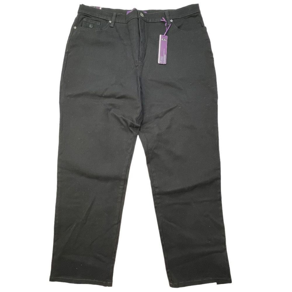 New Gloria Vanderbilt Women's Amanda Classic Rise Tapered Jean Heritage Fit BK